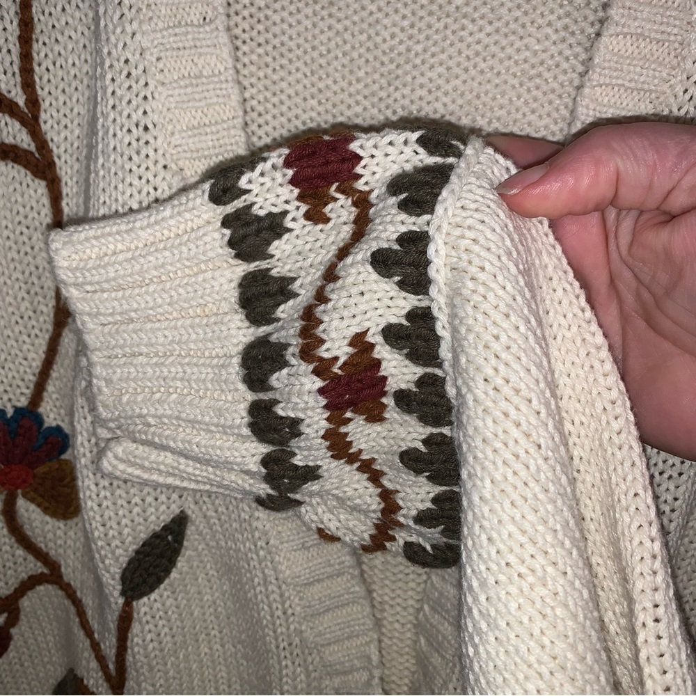 The Villager vneck button front cardigan sweater heavyweight women’s size 2x - Picture 8 of 9